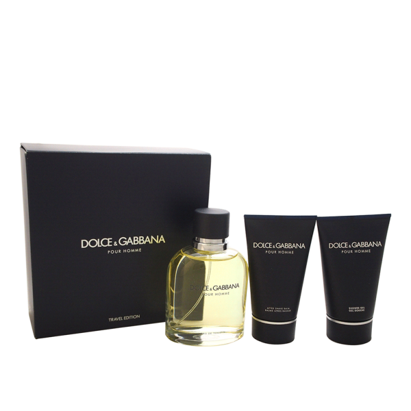 D&G Pour Homme Estuche 125ML EDT + After Shave 100ML + Showe Online Sale