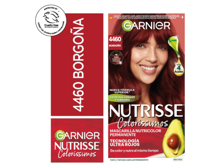 Tinte Nutrisse Clororíssimos 4460 Borgoña Garnier For Cheap