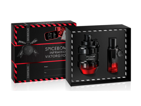 Viktor & Rolf Spicebomb Infrared Auténtico Para Hombres EDT 90 ML + 20 ML Fashion