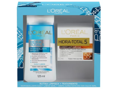 Pack Cuidado Facial Loreal Ht5+55 + Bifásico Desmaquillante For Discount