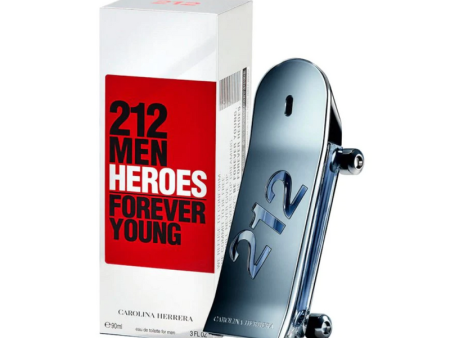 Carolina Herrera 212 Men Heroes Forever Young EDT 90 ML COS1364 Fashion