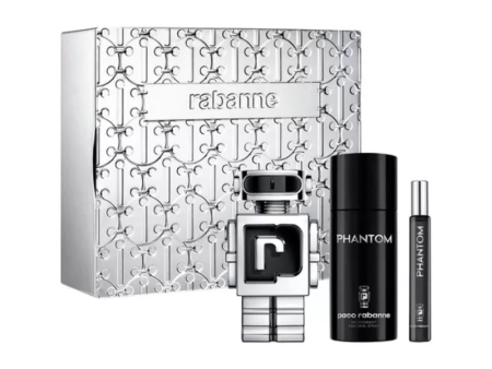 Paco Rabanne Phantom - Eau De Toilette 50ML+10ML Mini+ 150ML Desodorante Set For Cheap