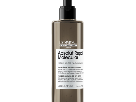 Serum Profesional con Enjuague para Cabellos Dañados Absolut Repair Molecular 250ml on Sale