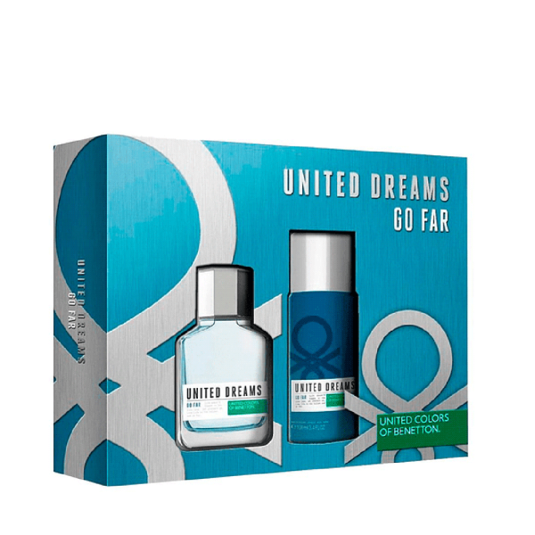 United Dreams Go Far Estuche 100ML EDT + Desodorante 150ML H For Sale