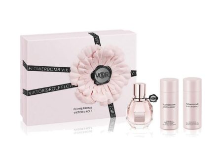 VIKTOR & ROLF FLOWERBOMB ESTUCHE EDP 30ML + SG 50ML + BL 50ML Online Sale