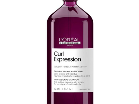 Shampoo Anti-Residuos Limpieza Profunda Cabello Rizado y Ondas Curl Expression Serie Expert 1500 ML Loreal Pro Supply