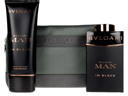 Bvlgari Man In Black EDP 100 ML + AS 100 ML + POUCH Discount