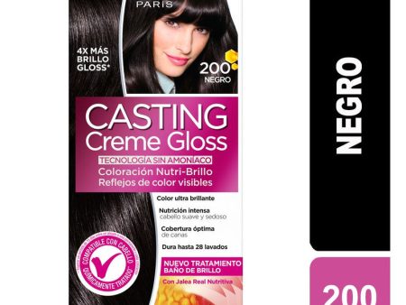 Tinte Casting Creme Gloss 200 Negro Jalea Real Cheap