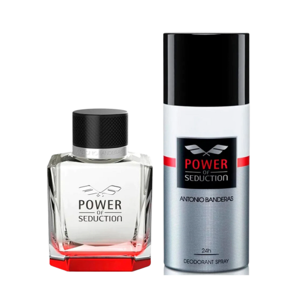 SET ANTONIO BANDERAS POWER OF SEDUCTION EDT 100ML + DESODORANTE 150 ML Supply