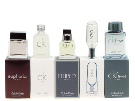 CALVIN KLEIN SET MINIATURA 5Pcs HOMBRE Hot on Sale