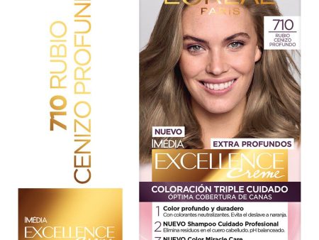 Tinte Excellence Creme 710 Rubio Cenizo Profundo For Discount