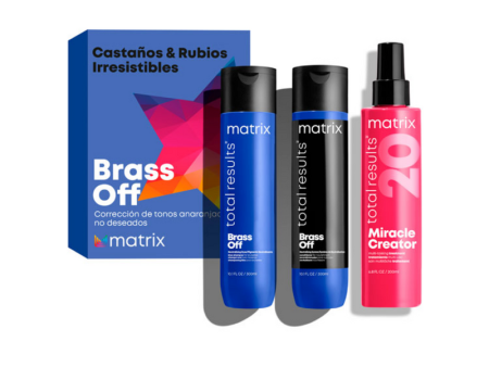 Set Brass Off Shampoo y Acondicionador + Miracle Creator Matrix Fashion