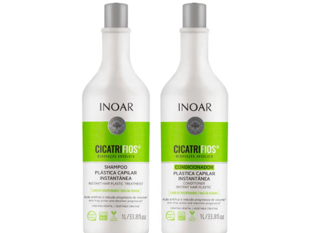 Pack INOAR Cicatrifios Shampoo + Acondicionador 1L Fashion