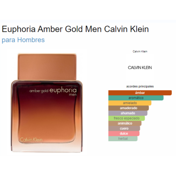 Euphoria Amber Gold EDP Hombre 100 Ml Online now