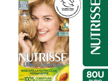 Tinte Nutrisse Ult Cob 80U Rubio Claro Profundo Garnier Hot on Sale