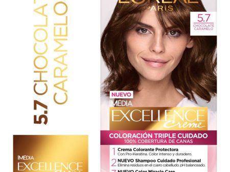 Tinte Excellence Creme 5.7 Chocolate Caramelo Discount