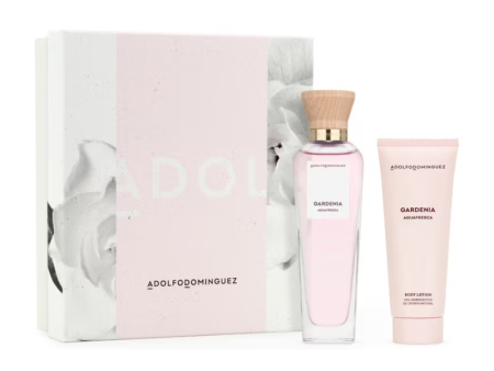 Adolfo Dominguez Set Agua Fresca Gardenia EDT 120 ml + Body Lotion 75 ml Fashion