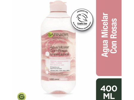 Agua Micelar Garnier Agua De Rosas 400 ML Skin Naturals Cheap