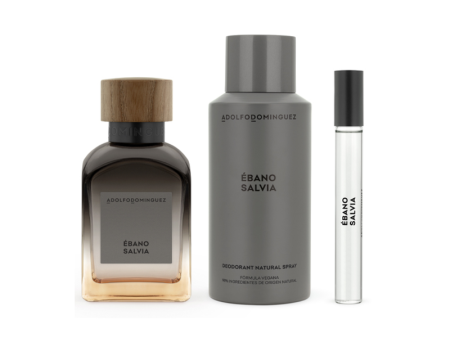 Adolfo Dominguez Ébano Salvia EDP 120 ml + 10 ml + Deo 150 ml on Sale