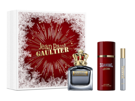 Jean Paul Gaultier Scandal Pour Homme EDT 100 ml + Deo 150 ml + Mini 10 ml Fashion