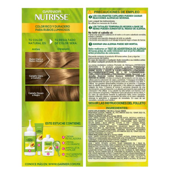 Tinte Nutrisse 70 Almendra Garnier Online Hot Sale