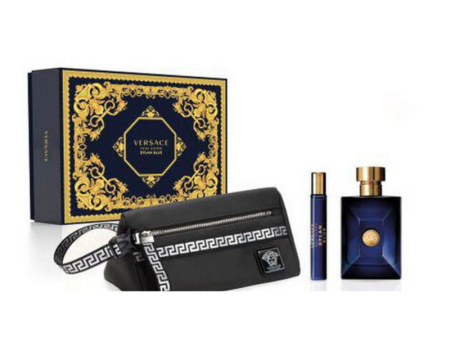 Versace DYLAN BLUE EDT 100 ML + TS EDT 10 ML + NECESER For Cheap