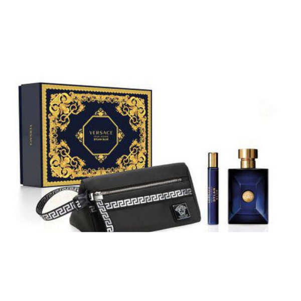 Versace DYLAN BLUE EDT 100 ML + TS EDT 10 ML + NECESER For Cheap