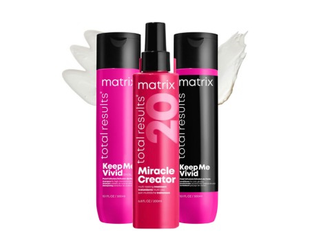 Set Keep Me Vivid Shampoo y Acondicionador + Miracle Creator Matrix For Cheap