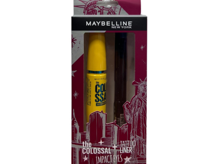 Maybelline Pack Máscara Colossal + Tattoo Liquid Liner Fashion