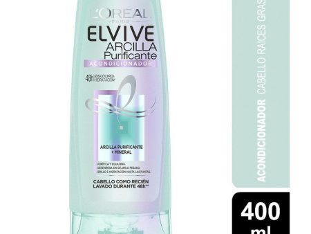 Acondicionador  Elvive Arcilla Purificante Cabello Normal 400 Ml For Cheap