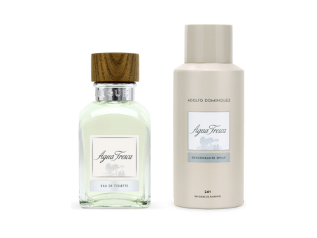 Adolfo Dominguez Agua Fresca Man EDT 120 ml + Deo 150 ml on Sale