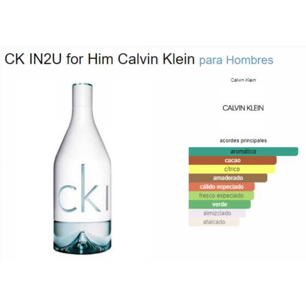 CK In 2 U For Him 100ML EDT Hombre Calvin Klein PDL1164 For Discount