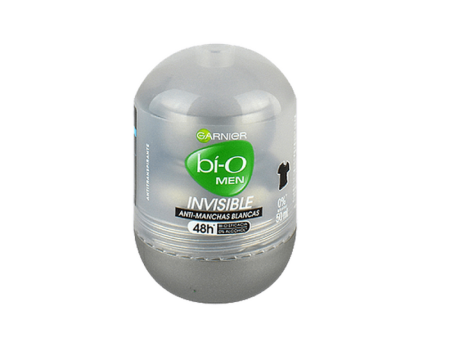 Desodorante Bi-O Invisible Antimanchas Roll On Hombre 50 Ml on Sale