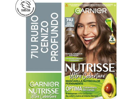 Tinte Nutrisse Ult Cob 71U Rubio Cenizo Profundo Garnier For Discount