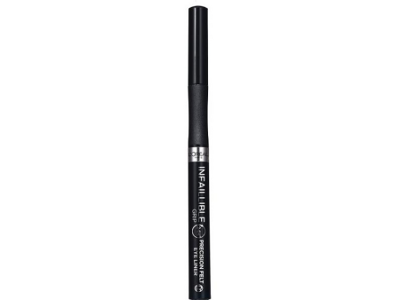 Delineador de Ojos 01 Black Infaillible Presicion Felt Eye Liner on Sale