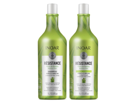 Pack INOAR Resistance Shampoo + Acondicionador 1L Cheap