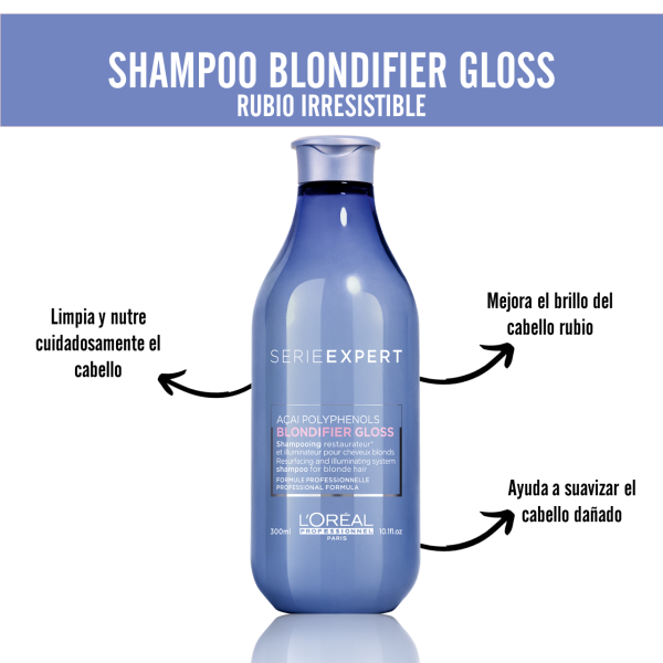 Shampoo Blondifier Gloss  300 ml LOréal Professionnel Hot on Sale