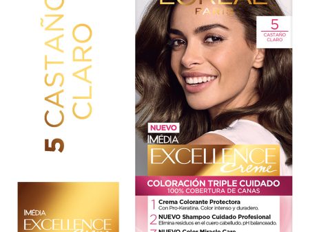 Tinte Excellence Creme 5 Castaño Claro Online