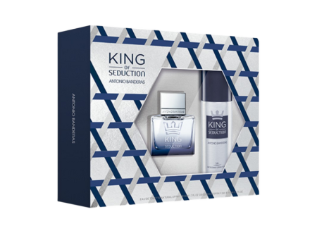 Set Antonio Banderas King Of Seduction EDT 50 + Deo 150 ML Hombre Fashion