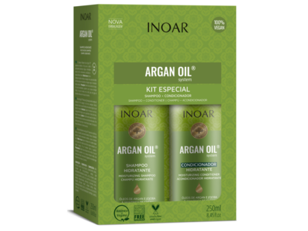 Pack INOAR Argan Oil Shampoo + Acondicionador 250ml Online Hot Sale