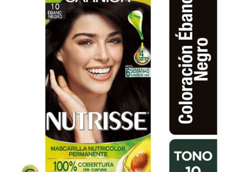 Tinte Nutrisse 10 Ébano Negro Garnier For Discount